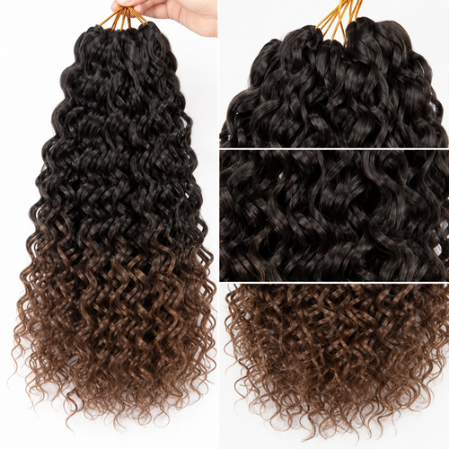 8-Pack GoGo Curl Crochet Hair – Pre-Looped Synthetic Boho Goddess Curls T