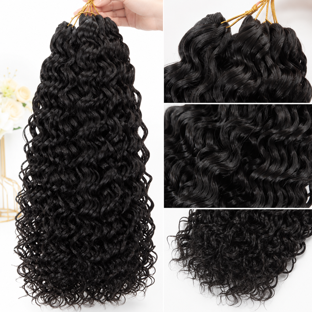 8-Pack GoGo Curl Crochet Hair – Pre-Looped Synthetic Boho Goddess Curls T