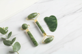 Jade gua sha facial tools product shot
